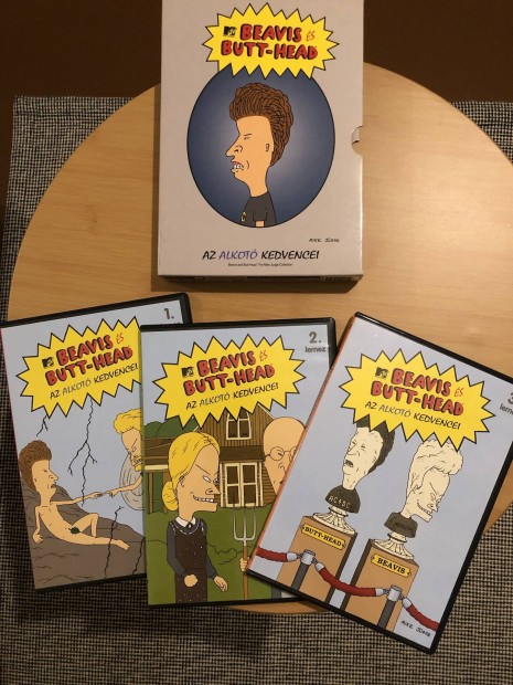 Beavis and Butt head 3 lemezes dszdobozos dvd. 