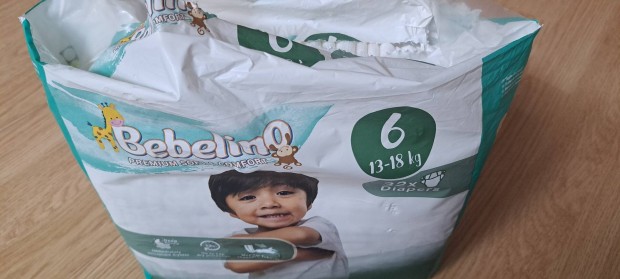 Bebelino pelenka 6, 13-18 kg, 23db