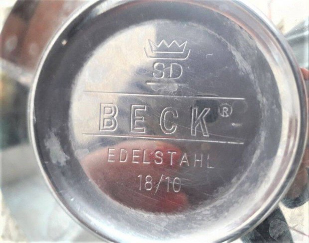 Beck - rozsdamentes acl fed -18cm