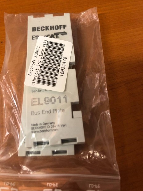 Beckhoff EL9011 ethercat End plate takar modulok