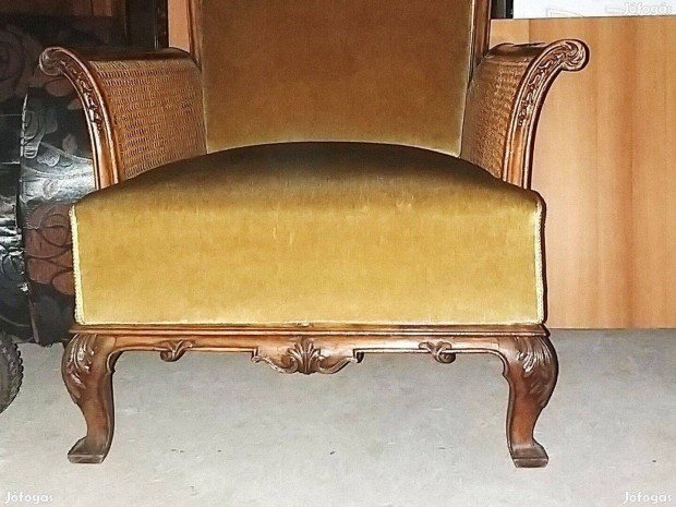 Bcsi barokk antik ndfonatos fotel