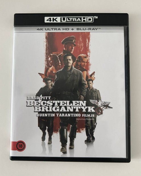 Becstelen brigantyk 4k UHD + blu-ray 