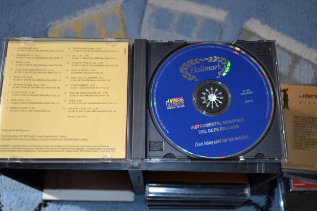Bee Gees cd zene Ballads Instrumental memories zenei cd