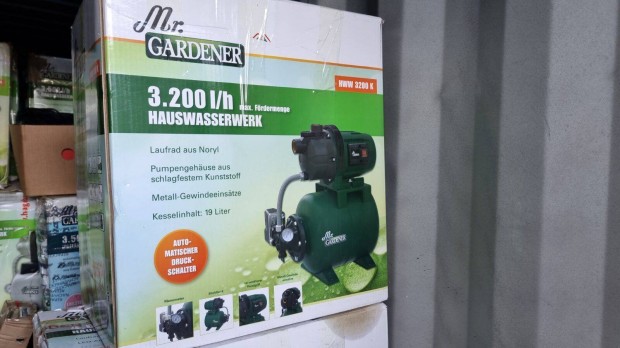 Beptett nyomsmr s nyomskapcsolval 550W-os hidrofor, hzi vzm