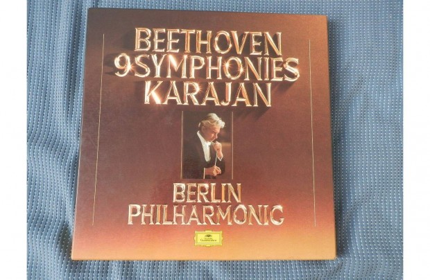 Beethoven 9 szimfonija - Karajan (1976) DG - Hungaroton 8 LP