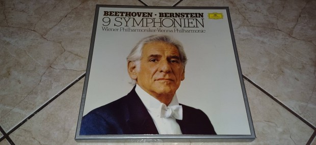 Beethoven Bernstein 8db bakelit lemez album