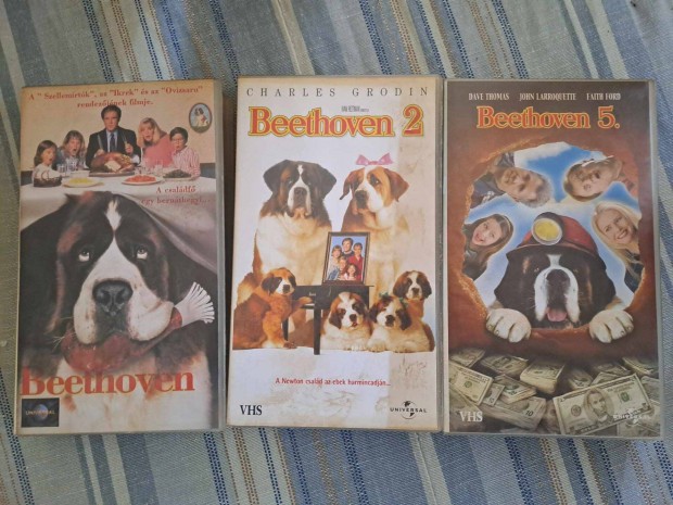 Beethoven VHS - 1, 2 és 5 rész