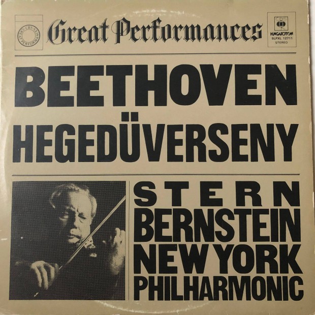 Beethoven - Hegedverseny D-dr Op. 61 (1984) | LP Bakelit Vinyl