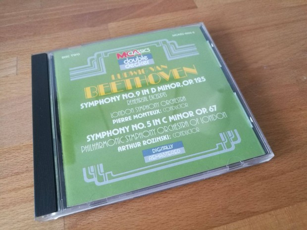 Beethoven - Symphony n9, n5 (MCA, USA, 1988, CD)