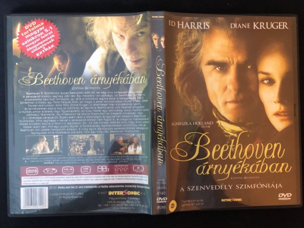 Beethoven rnykban DVD (karcmentes, Ed Harris, Diane Kruger)