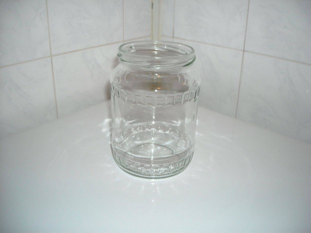 Befőttes üveg 720 ml-es lapka (tető) nélkül 40 db