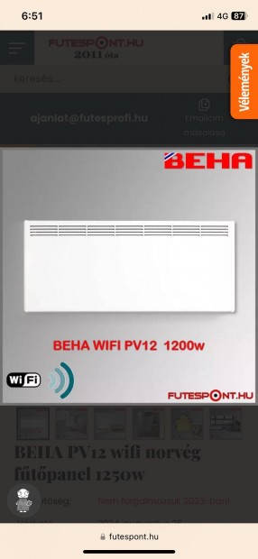 Beha norvg panel 1000w-2000w