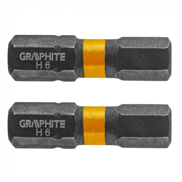 Behajttske Graphite tvecsavarozhoz HEX6 x 25mm 2 darab 56H509