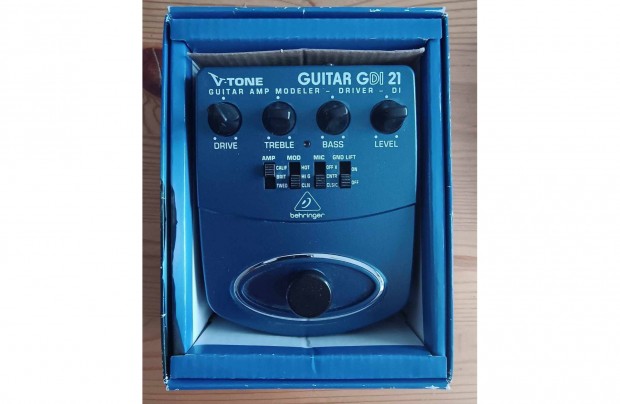 Behringer GDI21 Guitar Amp Modeler gitr effekt kifutott termk