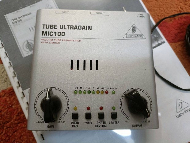 Behringer Tube Ultragain MIC100 mikrofon erst