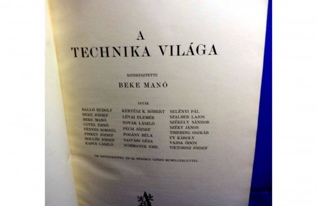 Beke Man: A technika vilga