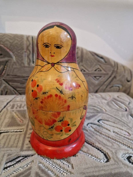 Bkebeli eredeti orosz matrioska baba kzzel festett 4 db-os "szett"