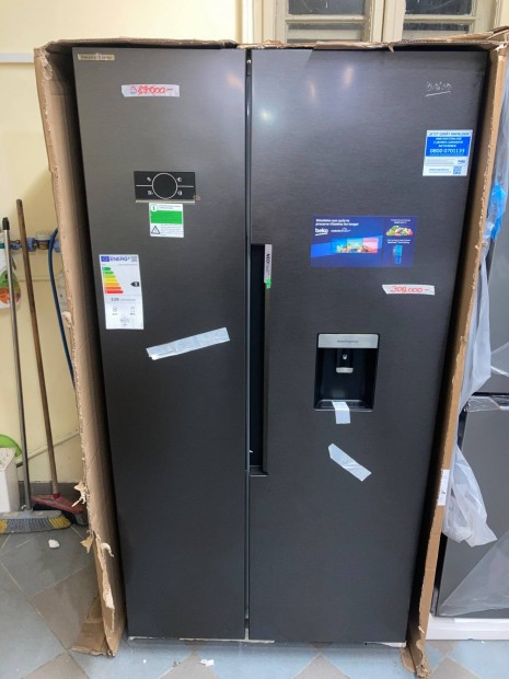 Beko GN163241Xbrn Side by Side htszekrny, 576 liter, Harvestfresh,