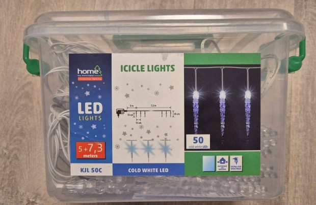 Bel- illetve kltri karcsonyi LED-es jgcsap vilgts Home Kjl 50C