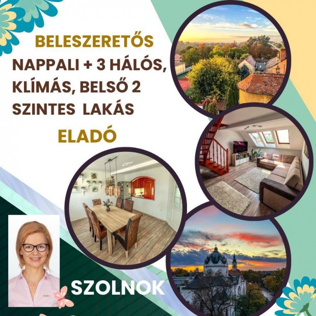 Beleszeret�s lak�s elad�- pazar kil�t�ssal- Szolnok, belv�ros