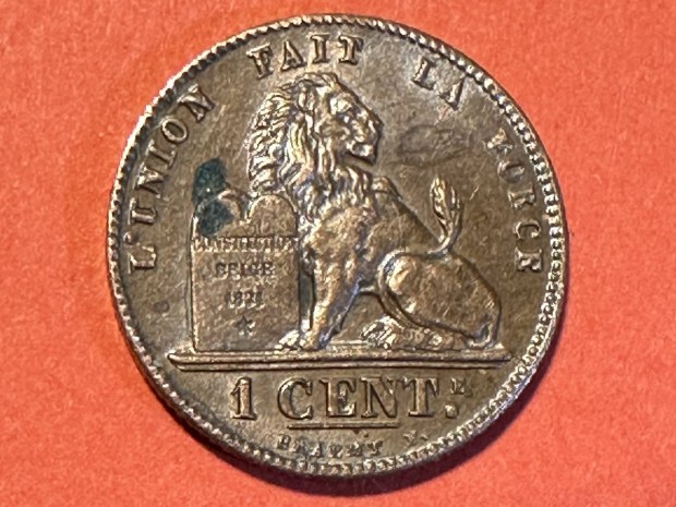 Belga 1 cent 1901