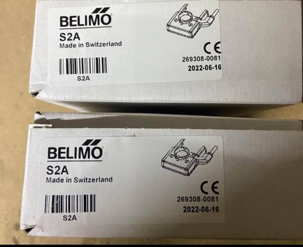 Belimo sr24a forg   Belimo s2A segd kapcsol