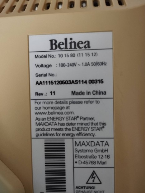 Belinea TFT  monitor 