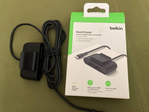 Belkin Boostcharge 4 port USB power extender hub