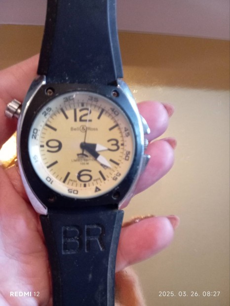 Bell & Ross Military karra kaucsuk szijal 