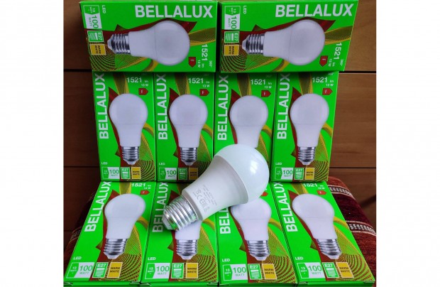 Bellalux (Osram) LED izz g E27 13W 1521LM (meleg fehr-10db) j