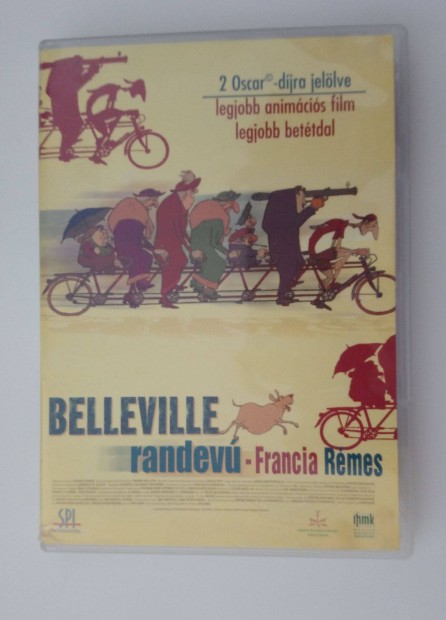 Belleville randev - francia animcis film DVD