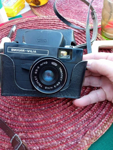 Belomo Vilia szovjet kamera 35 mm - retro fnykpez tokkal