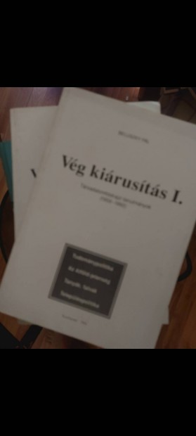 Beluszky Pál Vég kiárusítás I-II. - ritka könyv
