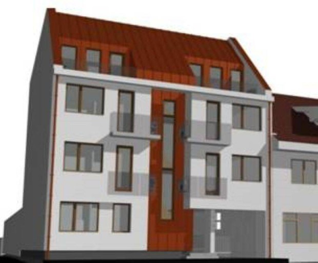 Belváros közelében új építésű társasházban 1 emeleti lakás eladó!