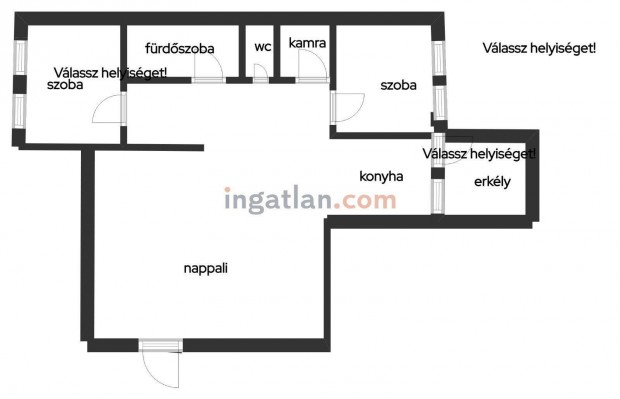 Belv�roshoz k�zel m�sodik emeleti lak�s elad�