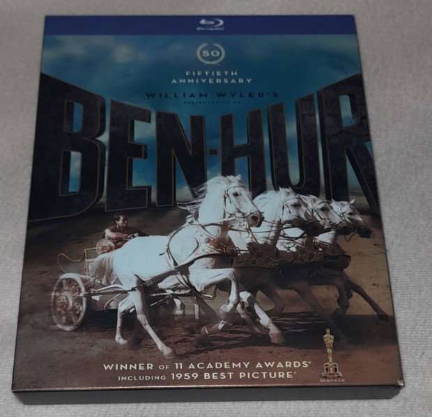 Ben Hur 3 lemezes Magyar Kiads s Magyar Szinkronos Blu-ray 