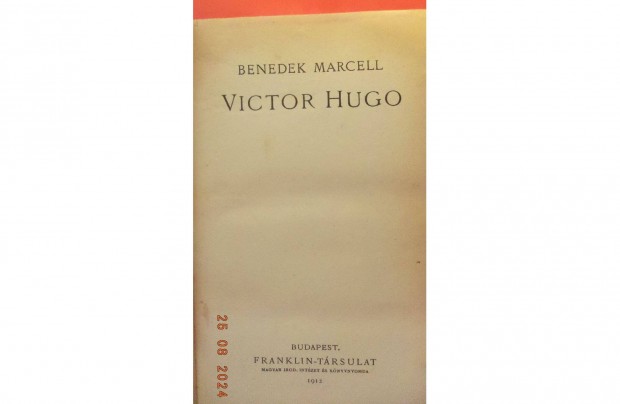 Benedek Marcell: Victor Hugo