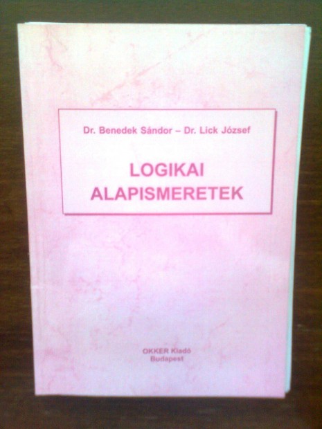 Benedek: Logikai alapismeretek