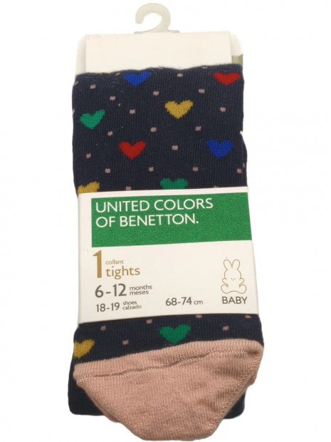 Benetton �j (c�mk�s) L�ny Csomag - Zoknik (M�ret: 80)