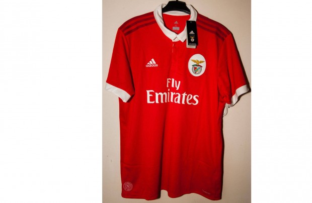 Benfica - Eusebio centenriumi eredeti adidas XL-es piros mez