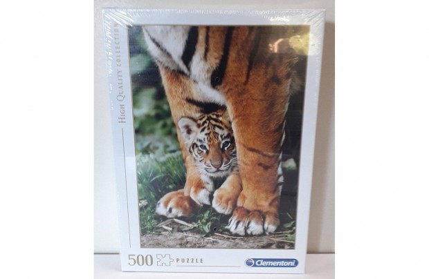 Bengli tigris klykvel - vadonatj 500 darabos Clementoni puzzle