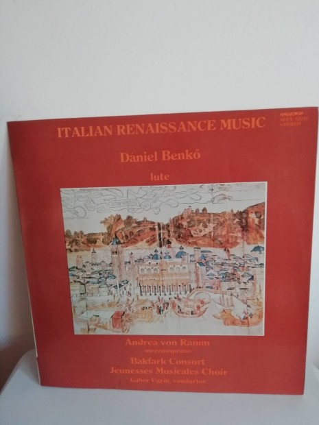 Benk Dniel: Italien Renaissance music, bakelit lemez