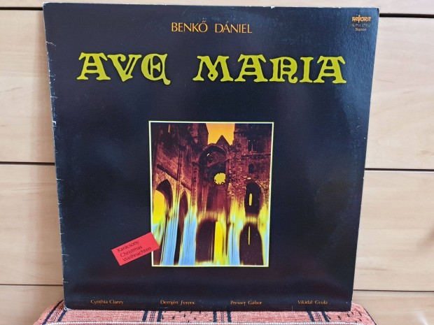 Benk Dniel - Karcsony Ave Maria hanglemez bakelit lemez Vinyl