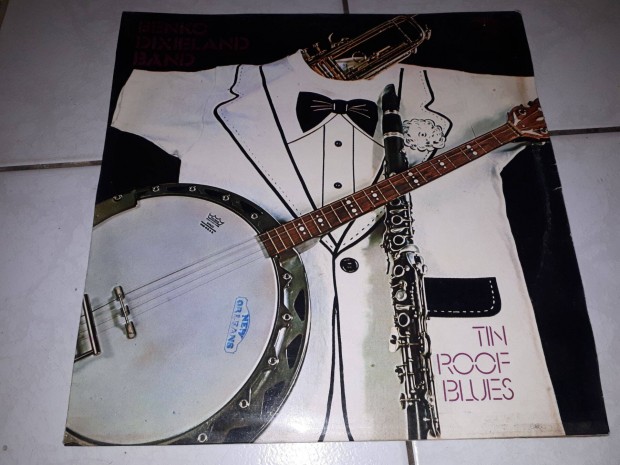 Benk Dixieland Band - Tin Roof Blues bakelit lemez, LP