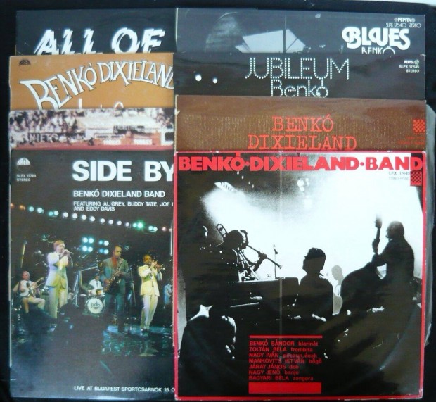 Benk Dixieland Band hanglemez-kollekci (8 LP)