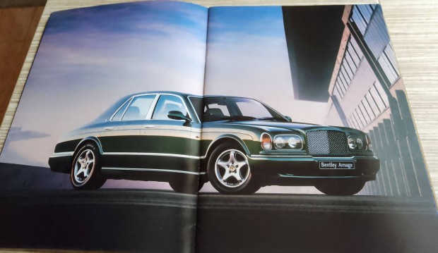 Bentley Arnage (1998) prospektus, katalgus.