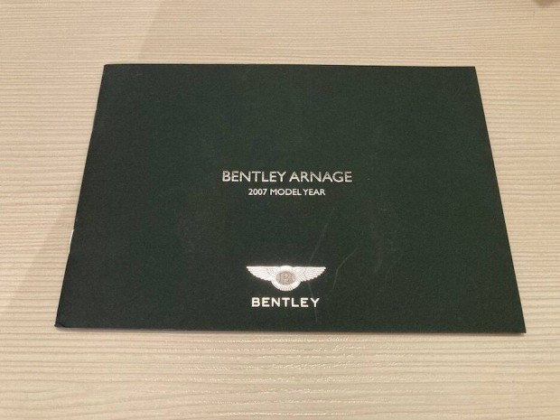 Bentley Arnage prospektus, katalgus + CD