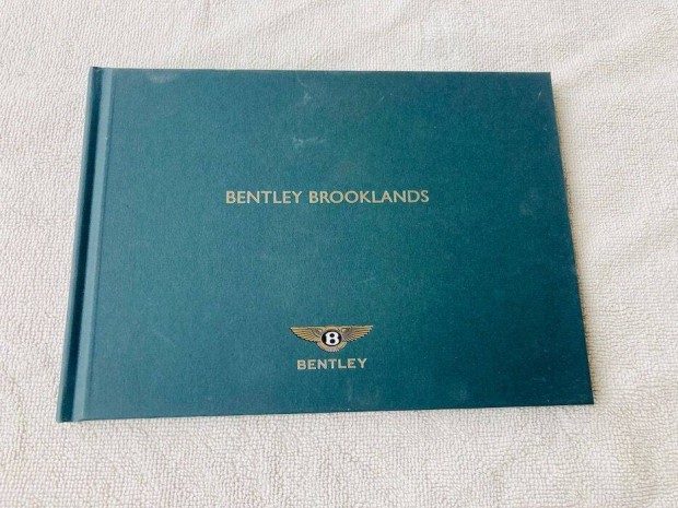 Bentley Brooklands prospektus, katalgus, knyv s CD