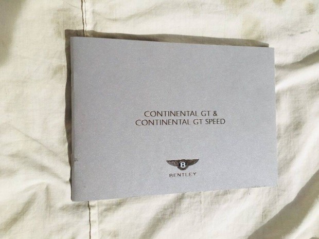 Bentley Continental GT Speed prospektus, katalgus, knyv