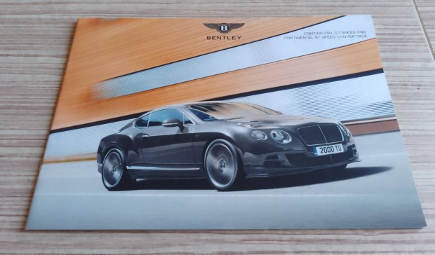 Bentley Continental GT (2014) prospektus, katalgus.